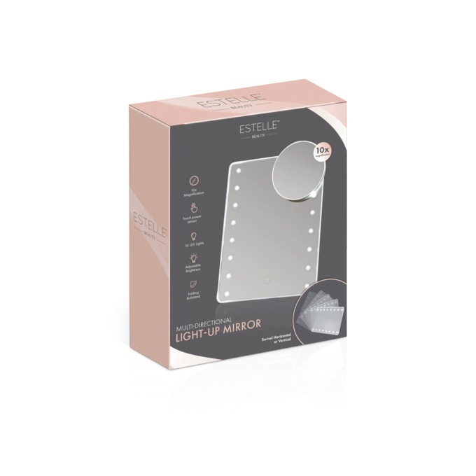 Swivel Light-Up Mirror, , large