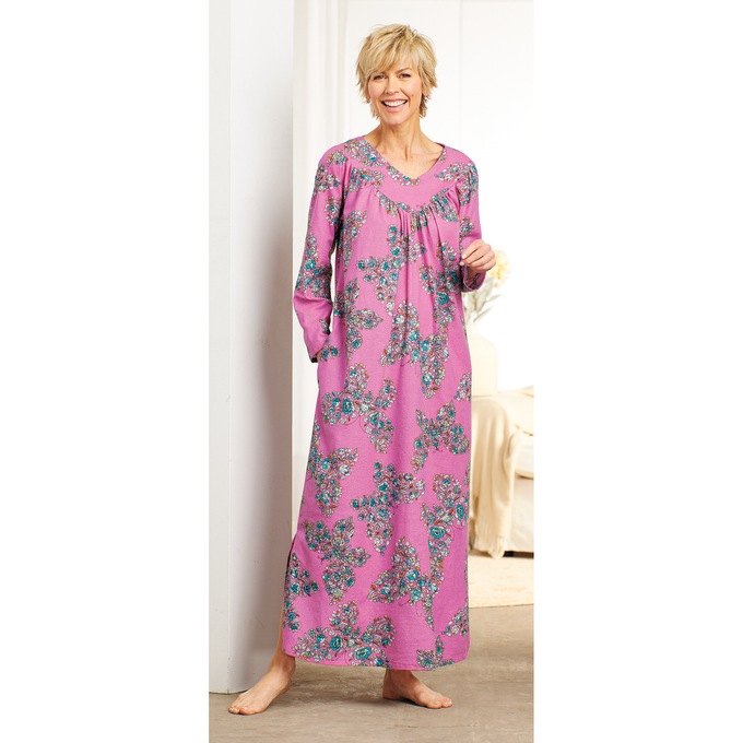Flannel Nightgown, , large