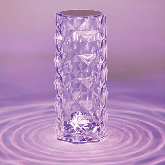 Crystal-Like Table Lamp, , large