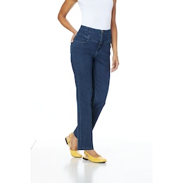 Denim V-Yoke Jeans, , large