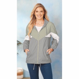 Color-Block Windbreaker, , large