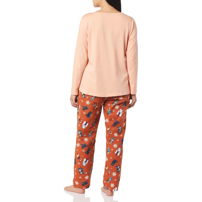 Cozee Corner® Women's Flannel Pajamas, Dogs Cats, large