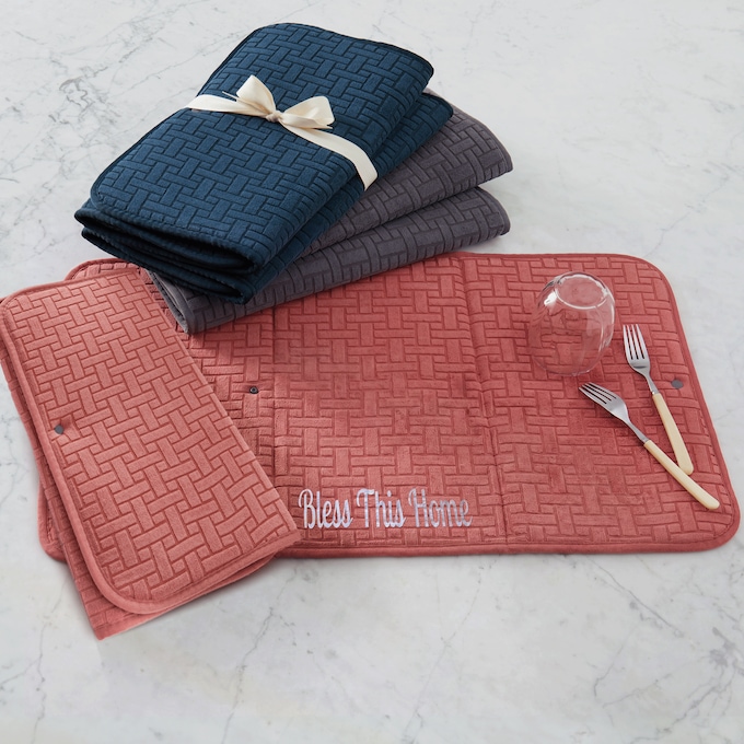Set of 2 Kitchen Drying Mat, , large