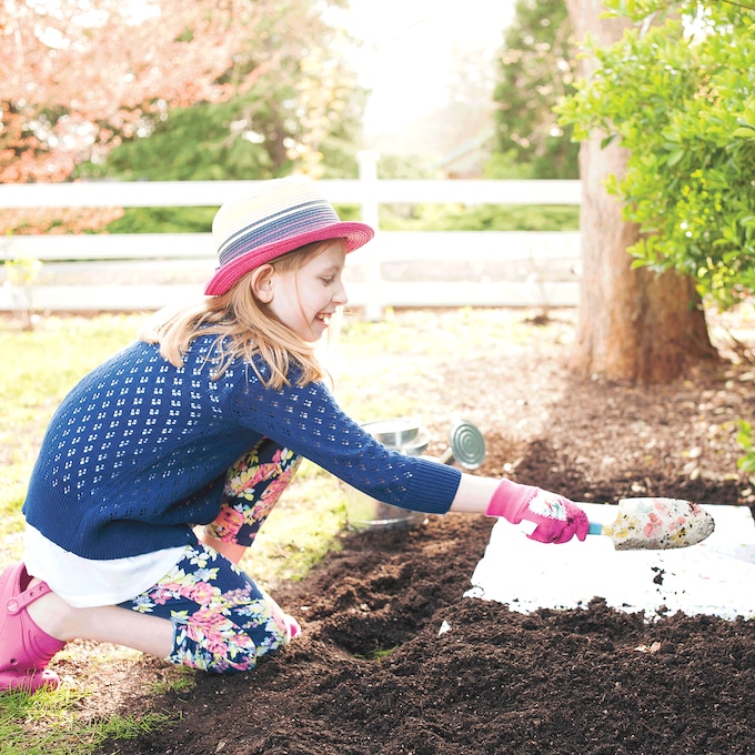 Butterfly Garden Flower Mat, , large