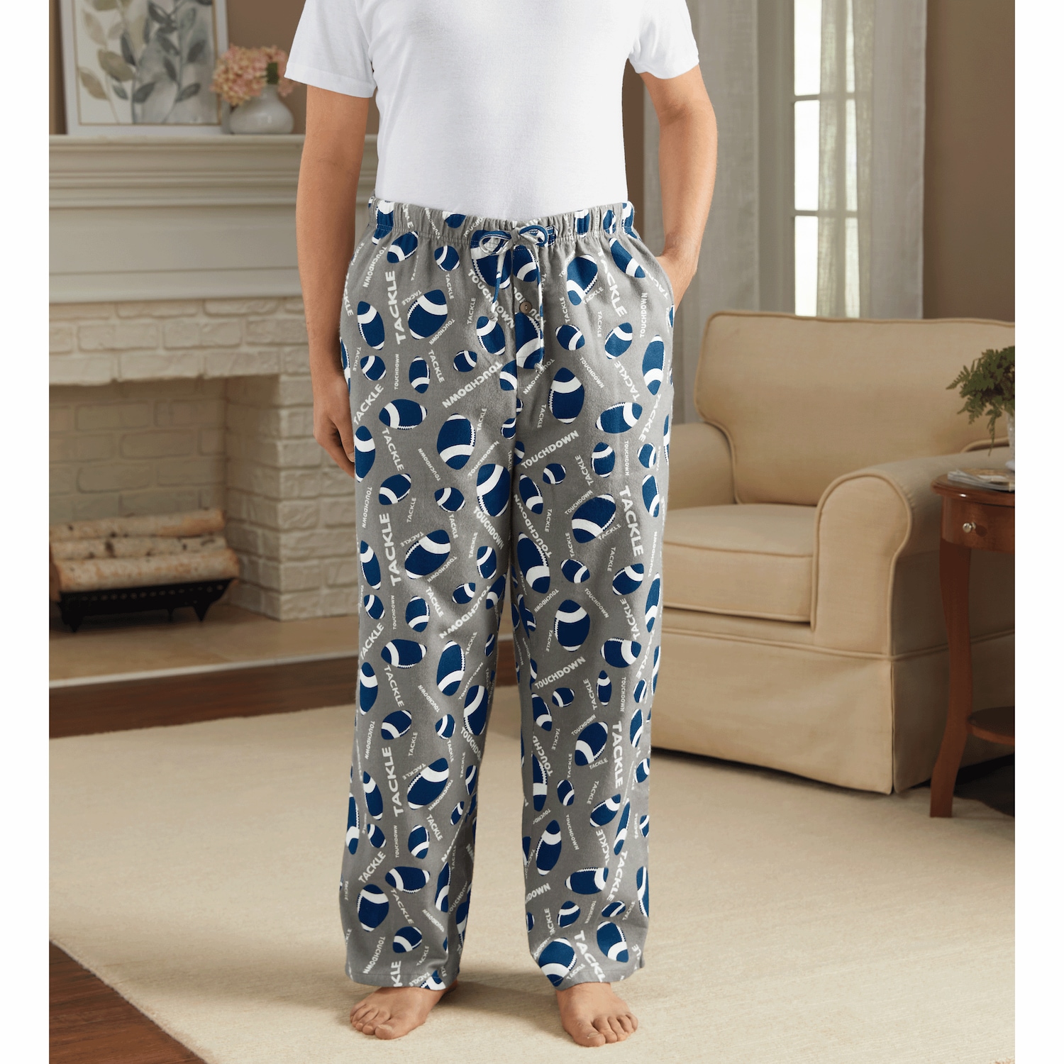 Cozee Corner® Men's Fleece Lounge Pant Carol Wright