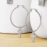 Crystal Cross Earrings, , large