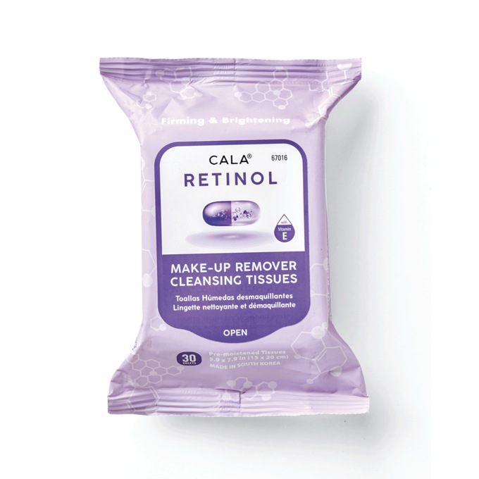 Retinol Make-Up Remover Cleansing Tissues, , large