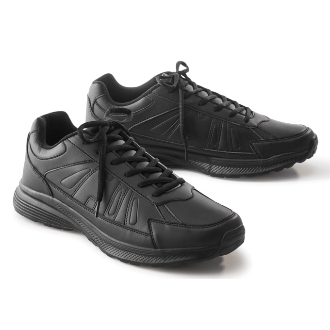Men's Comfort Sneaker, Black, large