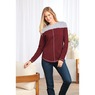 Long-Sleeve Color Block Tunic, , large