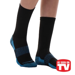 Copper Fit 2-Pack Unisex Crew Socks, , large