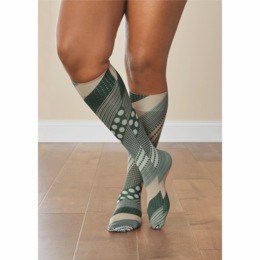 Celeste Stein Stylish and Latex-Free Mild Compression Socks - 8&ndash;15mmHg, , large