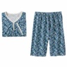 Print Shorty Pajama, Navy Multi Dot, large
