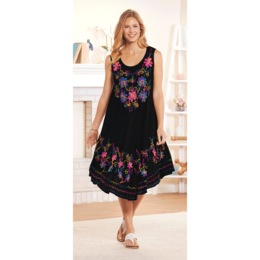 Sleeveless Umbrella Dress, , large