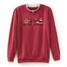 Novelty Embroidered Sweatshirt, , large