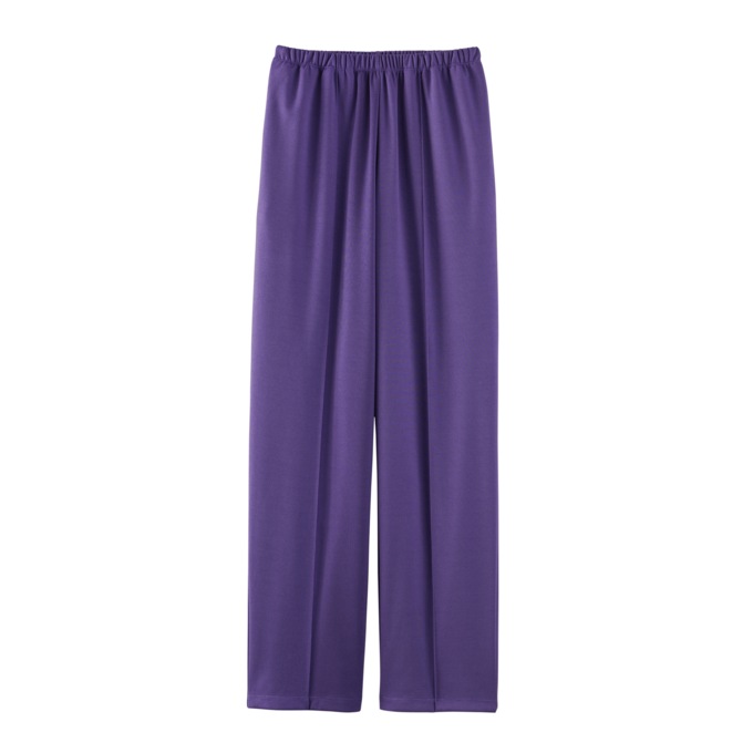 Pintuck Pull-On Knit Pant, , large