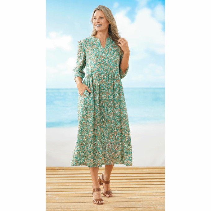 Ruffle Hem Dress, , large
