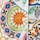 White Multi Medallion