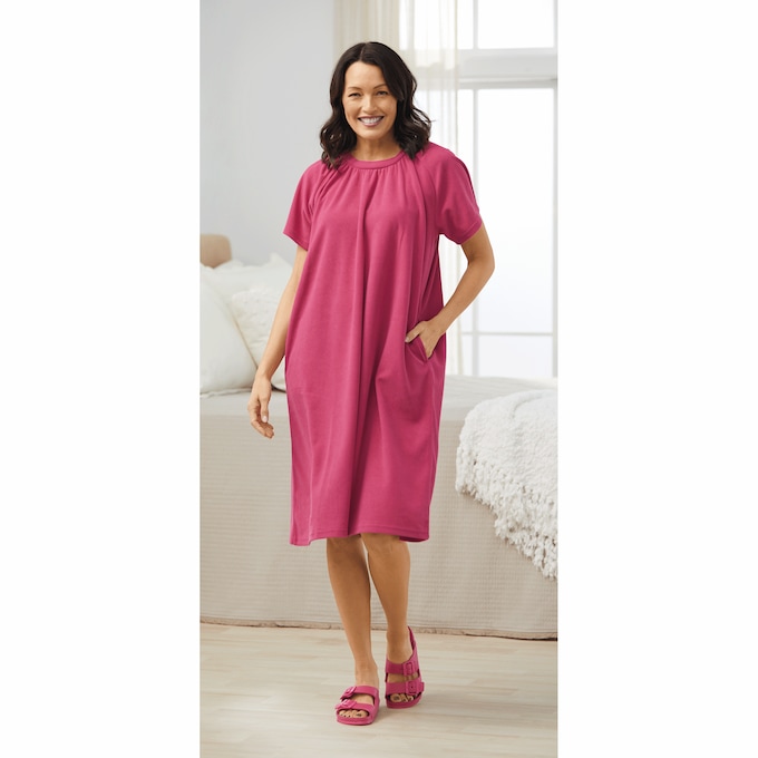 Ultra-Soft Terry Dress, , large