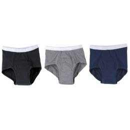 3-Pack Men's Heavy Absorbency Incontinence Briefs, Multi, large