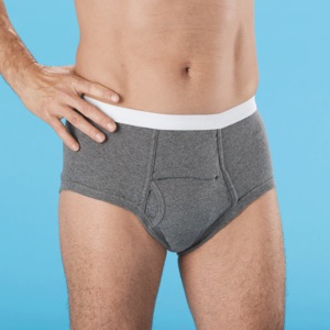 3-Pack Men&#39;s Heavy Absorbency Incontinence Briefs, , large