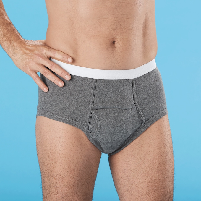 3-Pack Men&#39;s Heavy Absorbency Incontinence Briefs, , large