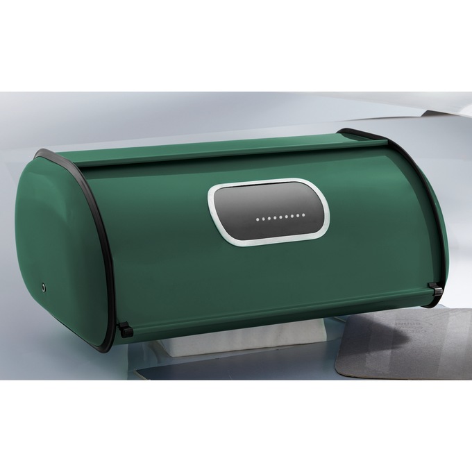 Stainless Steel Breadbox with Window, , large