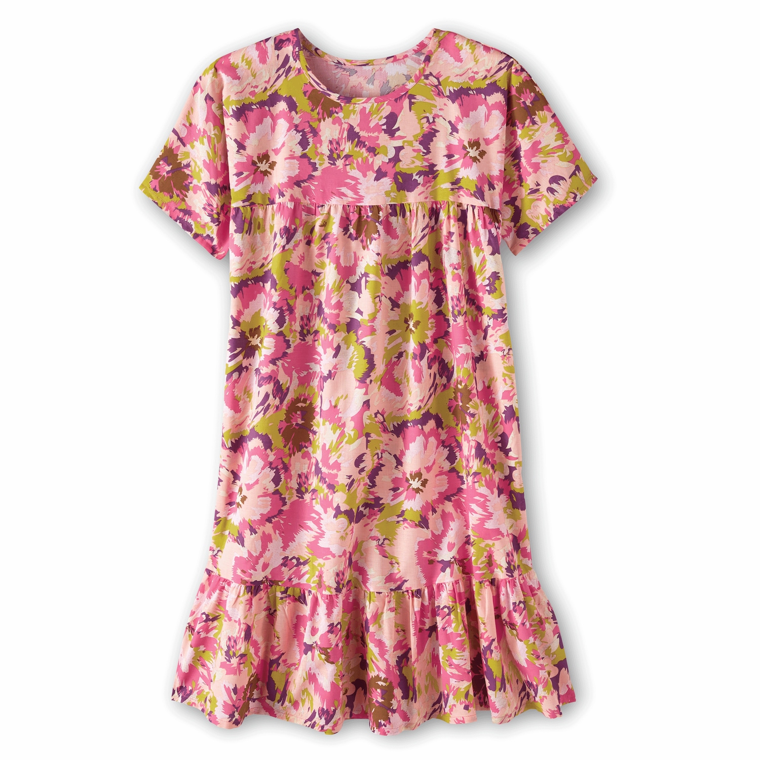 Comfort Ruffle Dress Carol Wright