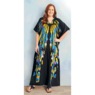Long Satin Caftan, , large