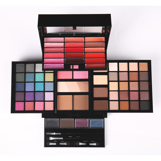 Pro Elevation 76-Piece Multi-Tier Makeup Kit, , large
