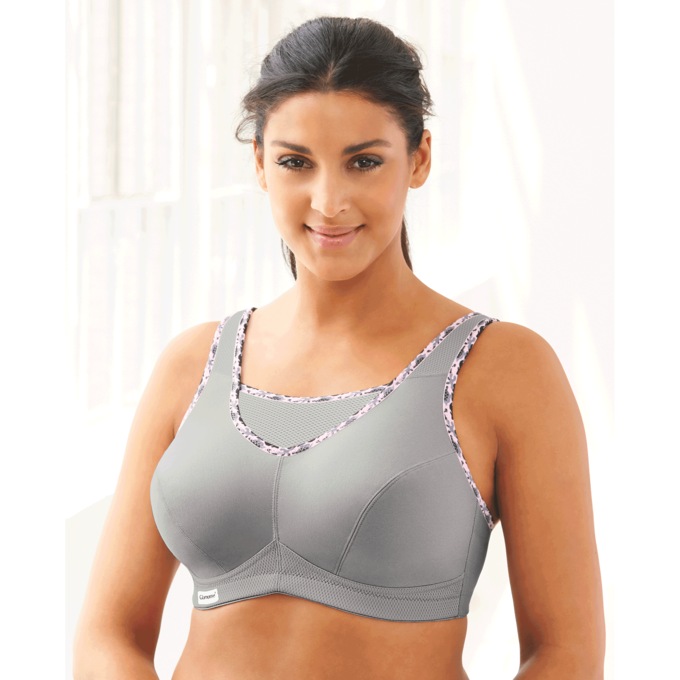 Glamorise® No Bounce Cami Bra, Gray, large