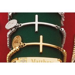 Cross/Medal Bracelet, , large