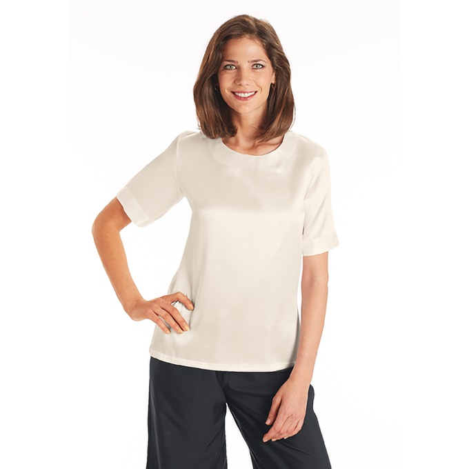 Satin Blouse, , large