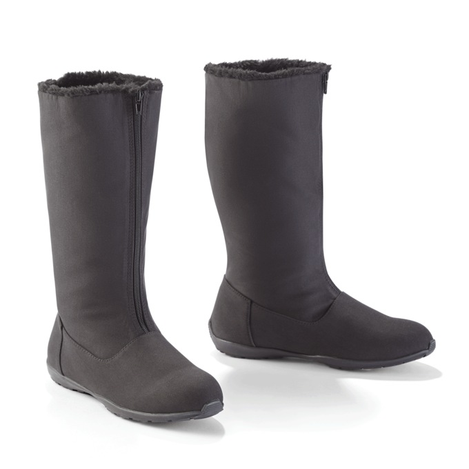 Women's Warm Winter Boot, Black, large