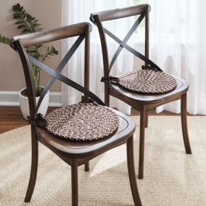 Set of 2 Braided Chair Cover, , large
