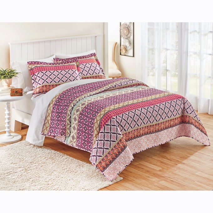 Jewel Quilt, Rainbow, large