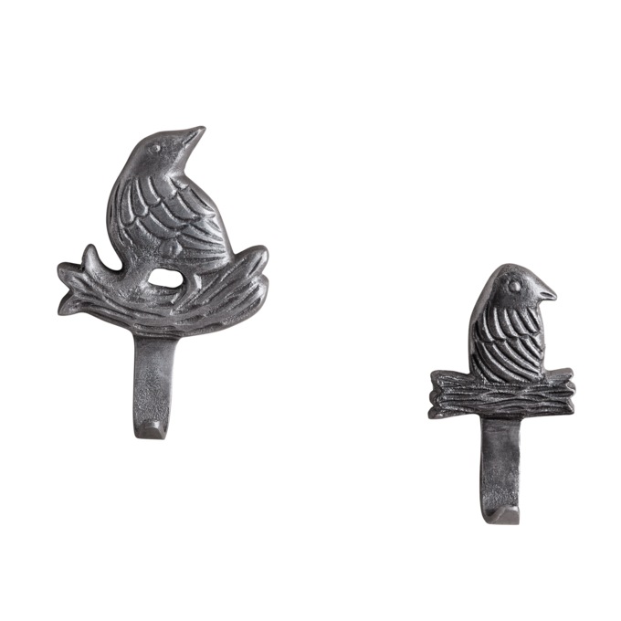 Set of 2 Bird Hooks, , large