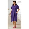 Ultra-Soft Terry Dress, Purple, large