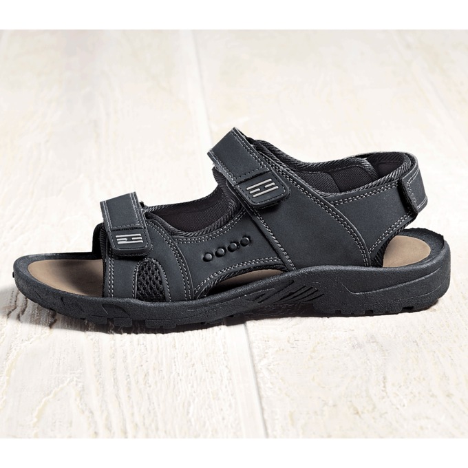 Women's Alex Sandal, Black, large