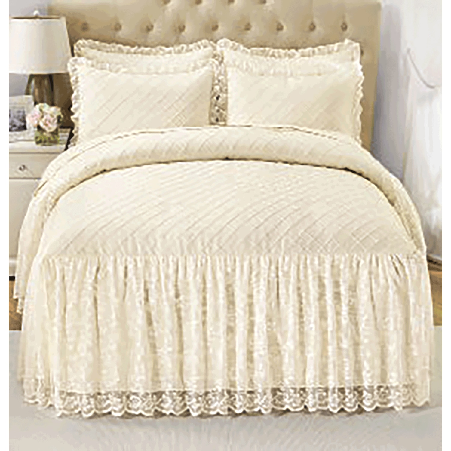 Vintage Lace Bedspread Carol Wright