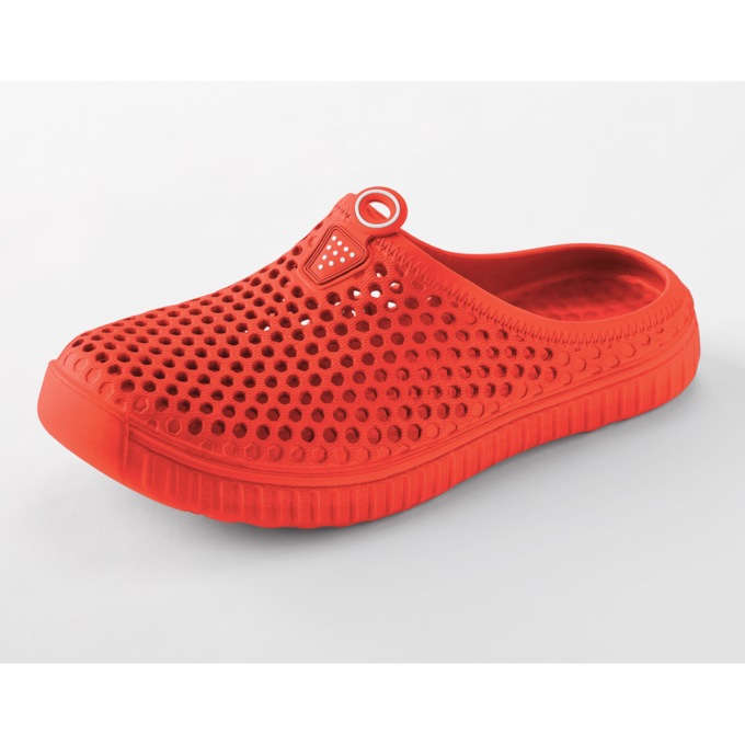 Women's Comfort Clog, Red, large