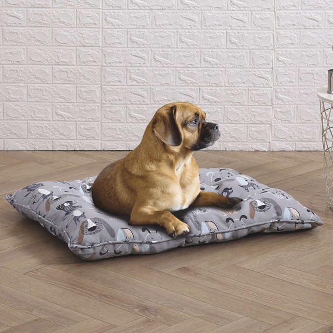  Cotton-Tufted Pet Bed , , large