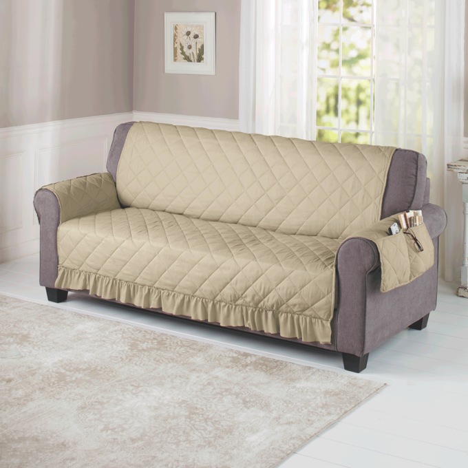 Ruffled Furniture Cover, , large