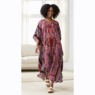 Long Satin Caftan, , large