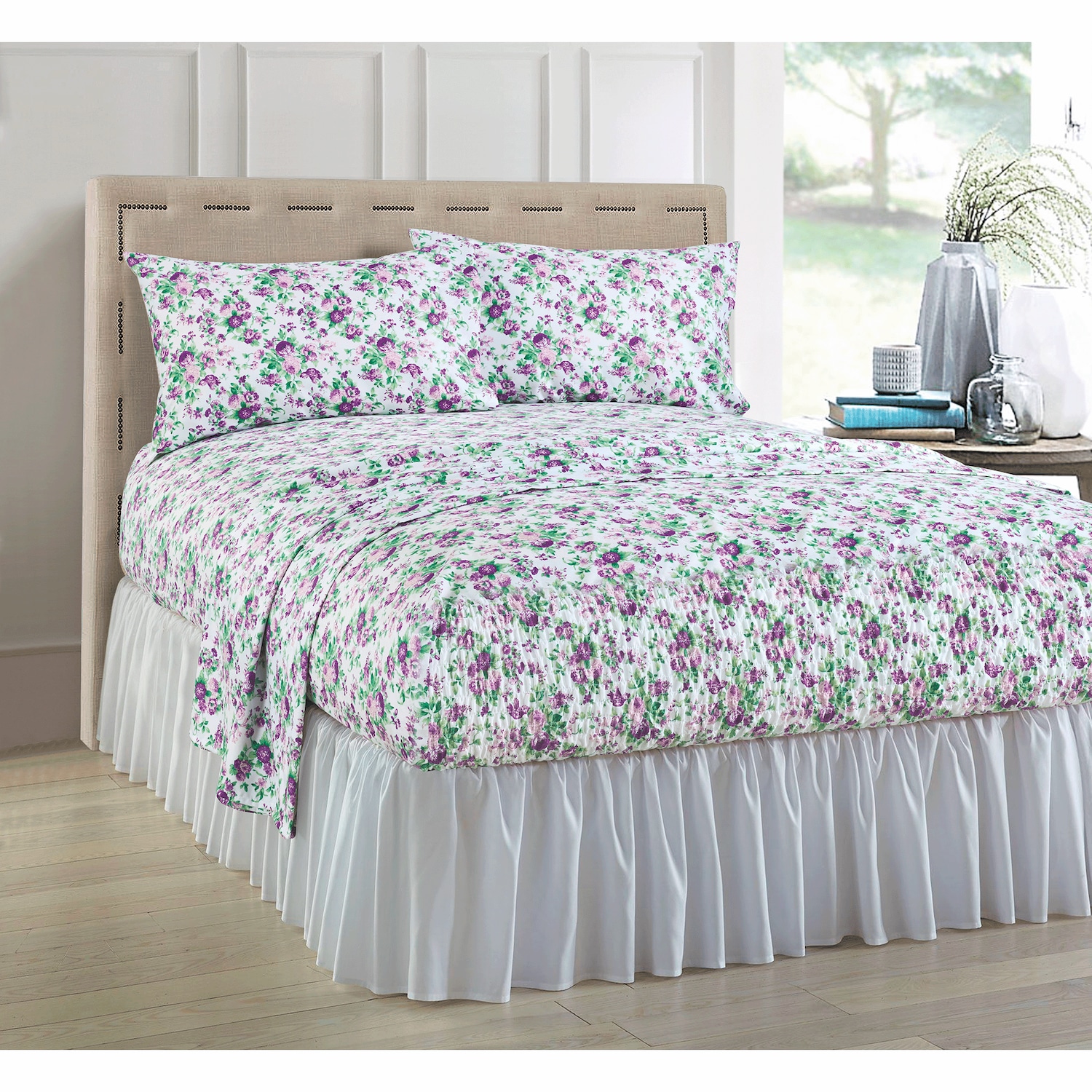 Floral Bed Tite Sheets Carol Wright