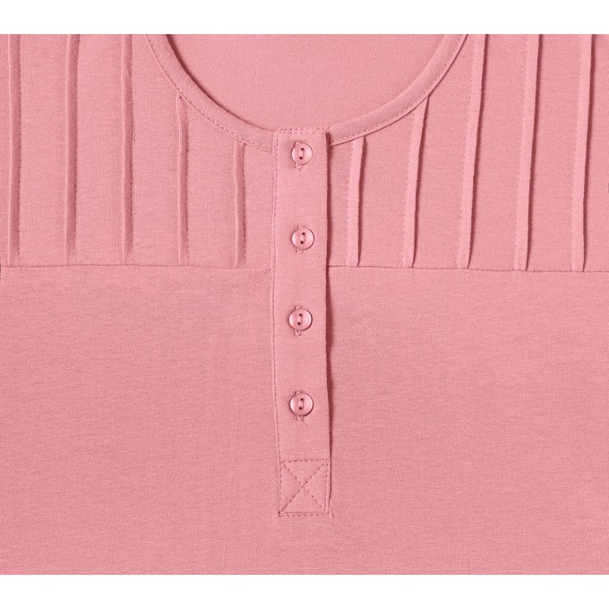 Easy Essentials™ Long-Sleeve Pintuck Top, , large