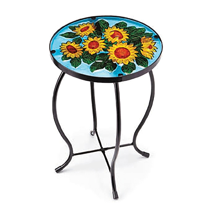 Sunflower Glass Table  , , large