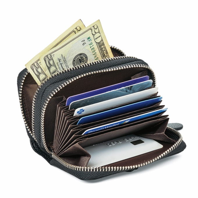 RFID Black Security Wallet, , large