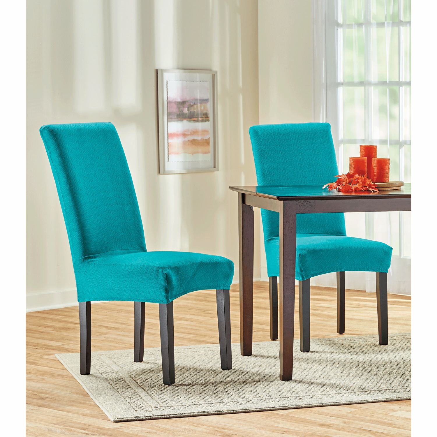 Set of 2 Dining Room Chair Slipcovers Carol Wright