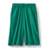 Crinkle Cotton Split-Skirt Culotte, , large