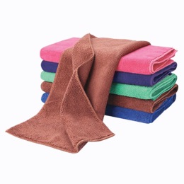 Set of 5 Microfiber Washcloths, , large